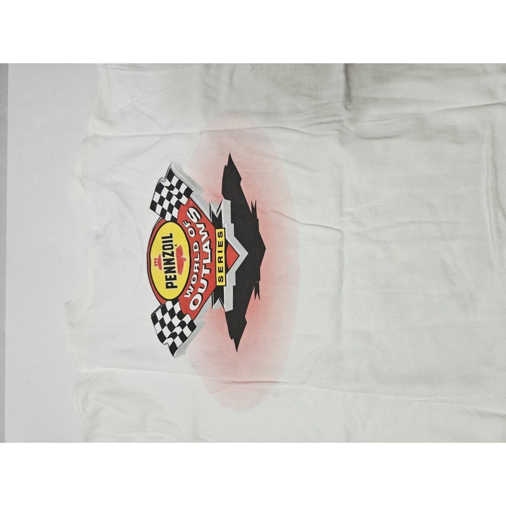 Vintage World Of Outlaws Wide Open T-shirt Hanes Brand Size Large - Picture 4 of 4